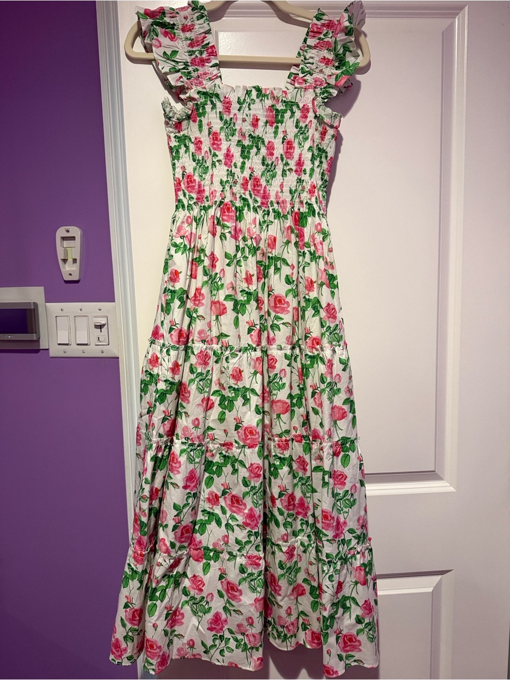 Hill house midi floral nap dress